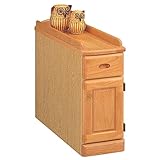 スリムナイトテーブル20(トビラ)　ナチュラル 代引不可