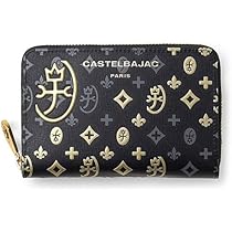 【未使用級】カステルバジャック＊ラウンドファスナー ゴールド金具 コンパクト 未使用級】カステルバジャック＊ラウンドファスナー ゴールド