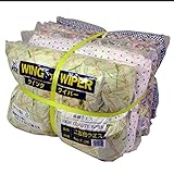 【2Kgx5束】 二五色 ウエス ワイパ 仕上げ 清掃 布 使い捨て クロス 工場　現場 熱T 代不