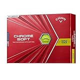 キャロウェイ (Callaway) ゴルフボール CHROME SOFT YLW 2020 トリプルトラック 1ダース(12個入り) 4ピース イエロー