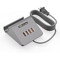 Amazon.co.jp: VHBW USB Outlet, 4 Ports, 25 W, USB Charger with 
