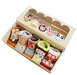 5ペアベビー男の子女の子幼児用動物コットンアンチスリップ滑り止めクルーソックス0 – 12月