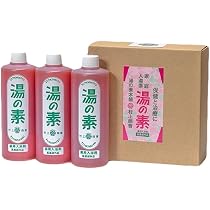 Amazon | 薬用入浴剤 湯の素 [医薬部外品] 490g 3本入 | ㈲村上商会