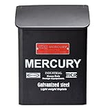 MERCURY マーキュリー Porch Mail Box ポーチ メールボックス 郵便ポスト ブリキ製 MATT BLACK マット ブラック