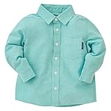 西松屋 [EFD] 布帛無地長袖シャツ 【80cm・90cm・95cm】　90　ミント