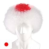 Wigs2you   Flag Wig・ワールドカップ応援用国旗柄アフロウィッグ Flag-001 Flag-001 Japan Afro Wig  スタンダードサイズ