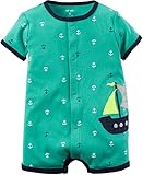 Carters Boys NB-24 Months Anchor Romper (3 Months) by Carter's