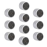 XCSOURCE 10個 節水泡沫器　 泡まつキャップ（裏から22mm水栓用）蛇口の交換部品　ガスケット付き　HS922