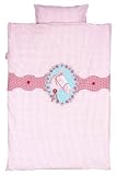 Taftan Horse Duvet Cover Set 100 x 135cm for Cot (Pink) by Taftan