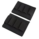 Bakle ショットガンシェル ホルダー マジックテープ ナイロン製 マガジン収納テープ 4発収まり 自由に取り外し可能 2本セット