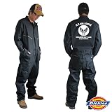 代引き可！【Dickies】ディッキーズ 長袖 つなぎ ツナギ カスタム カバーオール 「U.S. AIR FORCE」色:BLACKxWHITE サイズ:S