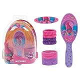 元、公式ライセンスドリームワークスTrolls Hairbrush andヘアアクセサリー( 22pcs