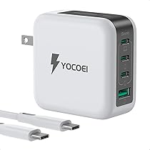Amazon | YOCOEI 140W PD充電器 世界最小級4ポート USB急速充電器 (GaN