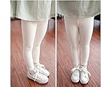 WIN　女児パンスト ガールズ レギンス スパッツ タイツ パンツ ズボン キッズ 子供 ジュニア 女の子 秋冬　レギパン スキニー (130cm, ホワイト)