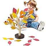Mamimami Home 積み木 木の葉 エクササイズバランス能力 モンテッソーリおもちゃ ベビーギフト 誕生日プレゼント 出産祝い 贈り物 1ゼント 秋