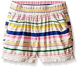 Crazy 8 Baby Girls' Babystripe Drapey Short Multi 12-18 [並行輸入品]