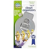 Baby Buddy ベビー バディ Size It - Closet Organizer 5ct ベビーハンガー用探しやすいサイズ別インデックス 5枚セットGrey グレー