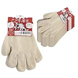 純綿製 こども軍手 5～6歳用 青 《10双セット》 517-2S