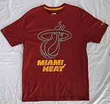 公式NBA Miami HeatバスケットボールレッドTシャツ( Large )