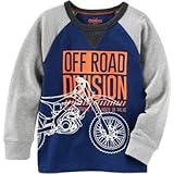 OSHKOSH(オシュコシュ) グローインザダークラグランティ グレー トップス長袖Tシャツ 8歳【並行輸入】