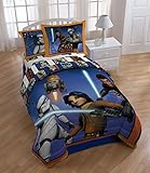 Star Wars Rebels Twin Comforter Set - Orange/Blue [並行輸入品]