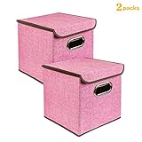 zonyon正方形ストレージコンテナ、折りたたみ可能なバスケット、キューブビンストレージ、クローゼットオーガナイザー、保育園Hamper forキッド部屋、男の子、女の子、playingroom、オフ