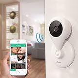 MiSafes 1280x720p HD C303-1 Mini Wireless Surveillance Camera with Microphone Speaker with 2 Way Tal