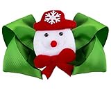 女の赤ちゃんのクリスマスリボンヘア弓アリちょう結びのヘアピン髪留めヘアアクセサリークリップ (K)