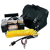 ULTY 12V エアコンプレッサー DIY 自宅 外出 空気入れ タイヤ 自転車 車 浮き輪 ゴムボート アウトドア UL-COMP-628