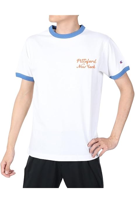 Amazon | NEW YORK CITY リンガーTシャツ ジョンレノン (ホワイト, S  