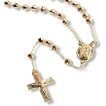 Amazon | Virgen de Guadalupe ゴールドフィルドロザリオ、聖母