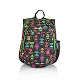 Obersee Kids Pre-School All-in-One Backpack with Cooler, Robots by Obersee