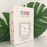 Organic Muslin Baby Blanket / Swaddle - Sea Sparkle Confetti [並行輸入品]