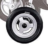 【作業不要の便利なセット】エアバギー 純正パーツ 8インチ後輪タイヤセット 左後輪 シルバー ※ココスタンダード専用 AB0283