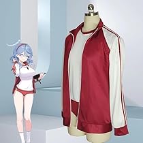 ブルーアーカイブ　ブルアカ　体操服ユウカ衣装一式・ウィッグ・ヘイロー Amazon.co.jp: 【Sanjucos】 ユウカ 早瀬ユウカ 体操服 ブルー