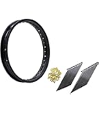 Amazon | TWR製 アルミリム 2.15-17 36穴 マットブラック&リムスポーク