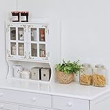 調味料ラック　幅42×奥行16×高さ50cm　MUD-7130WH