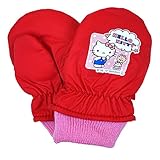 サンリオ キティ 笛つき ミトン手袋 子供用 防寒 雪用手袋 スキー手袋 kitty fo-kt21300 レッド