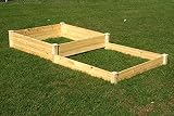 Riverstone Industries Eden RGB-48511 4 Ft. x 8 Ft. x 11 In. Quick Assembly Raised Garden Bed