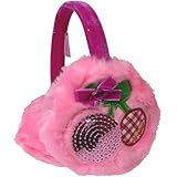 イヤーマフ 耳あて 耳カバー キッズ 子供 ふわふわ チェリー 調節機能 ピンク 防寒 あったか 秋 冬 ベビー 女の子 誕生日 ギフト