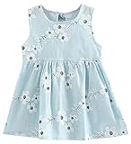 Plus Nao(プラスナオ) ミニワンピース キッズ ガールズ 子供服 ノースリーブ 半袖 フレアワンピース バックリボン カジュアル 花柄 サクラ 100 M