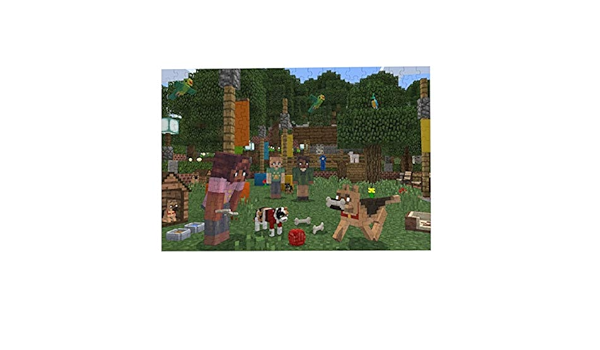 Amazon マインクラフトa 300つのスライス木製パズル楽しいパズルストレスリラクゼーションとレジャー思考能力と実践能力の向上 ジグソーパズル おもちゃ