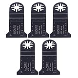 5本ユニバーサル45mm HCSブラック振動マルチツール木製カッターソーブレードフェインドレメルボッシュ用