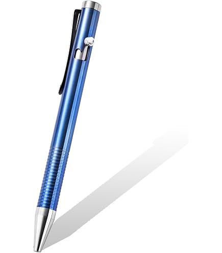 Amazon | EDC ポケットペン チタンペン クリップ付き ブラックペン