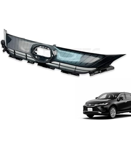 Amazon | トムス(Tom's) フロントグリル 80ハリアー フラットブラック