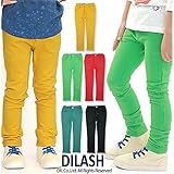 (ディラッシュ) DILASH春'16/５色ストレッチインレイスキニーパンツ 子供服 男 女 ズボン 80 レッド