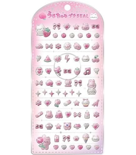 Amazon | クラックス CRUX うるちゅる プチシール オレンジ ぷっくり
