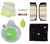 ラヴィギフト6点セットベルトカバー アーバン マシュマロ ワニ 恐竜C 腹巻シルバー ホルダーレインボー lv-g10‐59