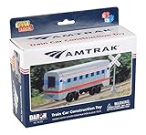 Best Lock BL052 Amtrak Construction Toy, 136 Piece