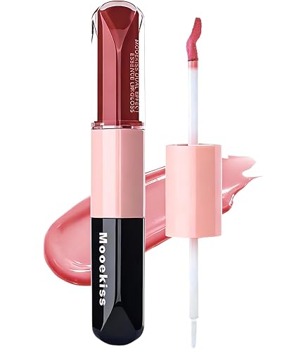 Amazon | Mooekiss リップグロス マットリップ 2in1 リップ 落ちない